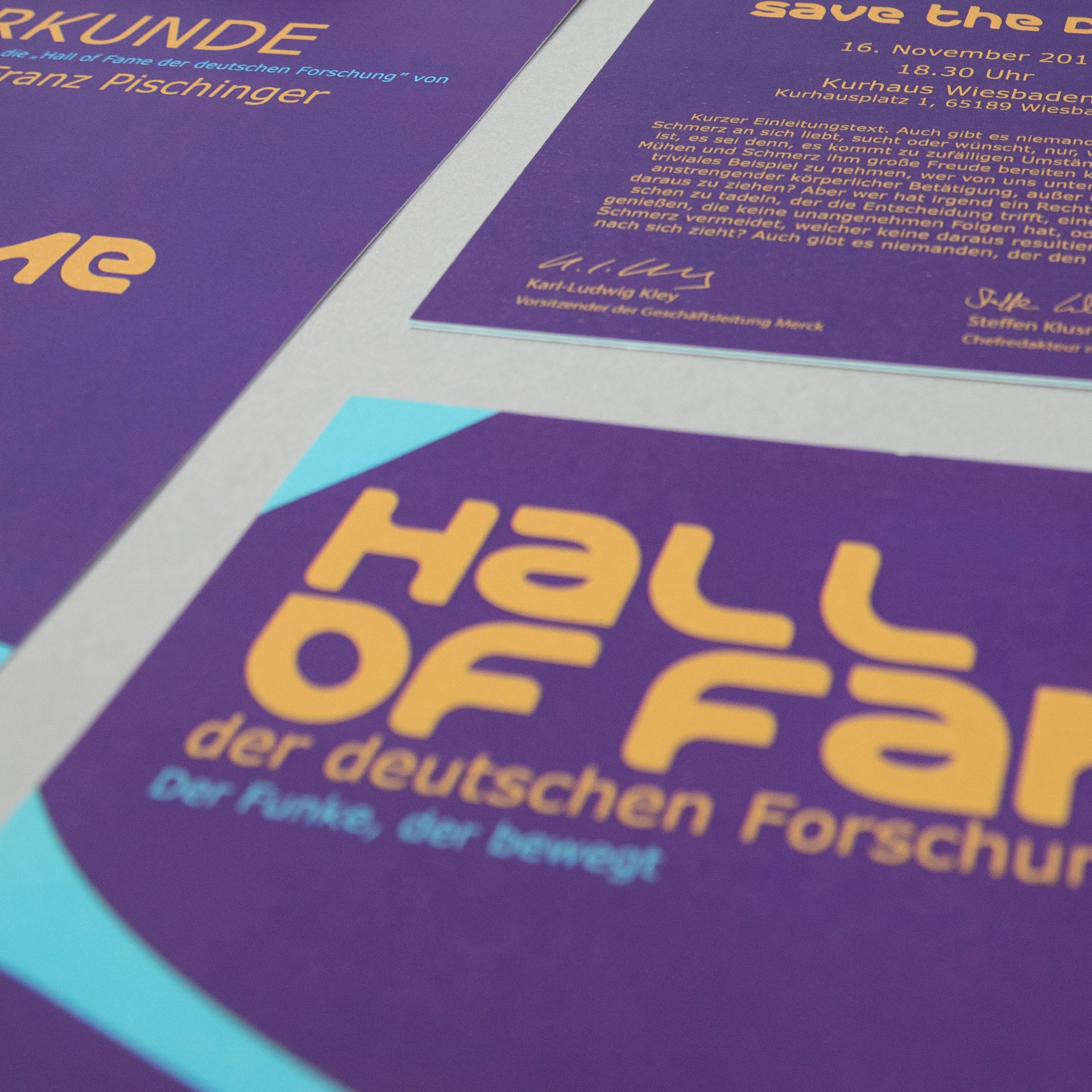 Merck HoF 2016 Einladung "der Funke, der bewegt"