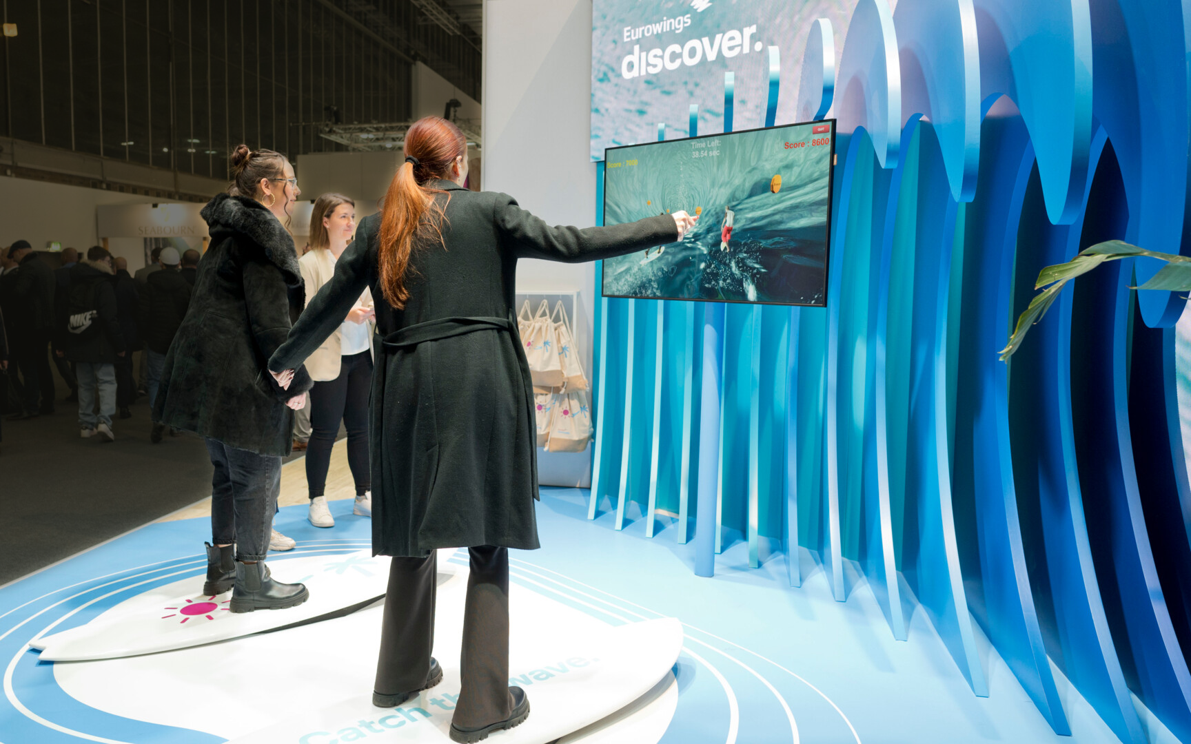 Messestand: Lufthansa und Eurowings Discover Messestand: Lufthansa und Eurowings Discover